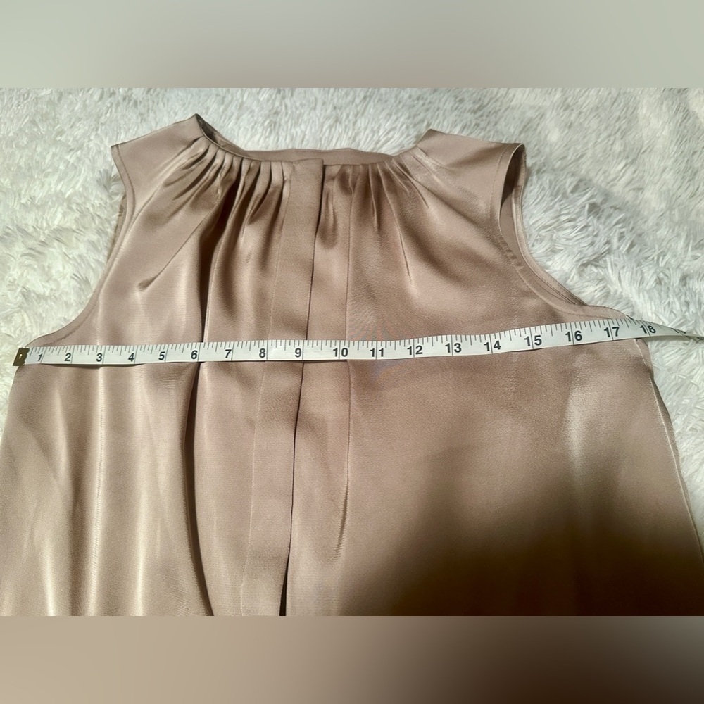 NWT CALVIN KLEIN Gold Sleeveless Top - Picture 7 of 10